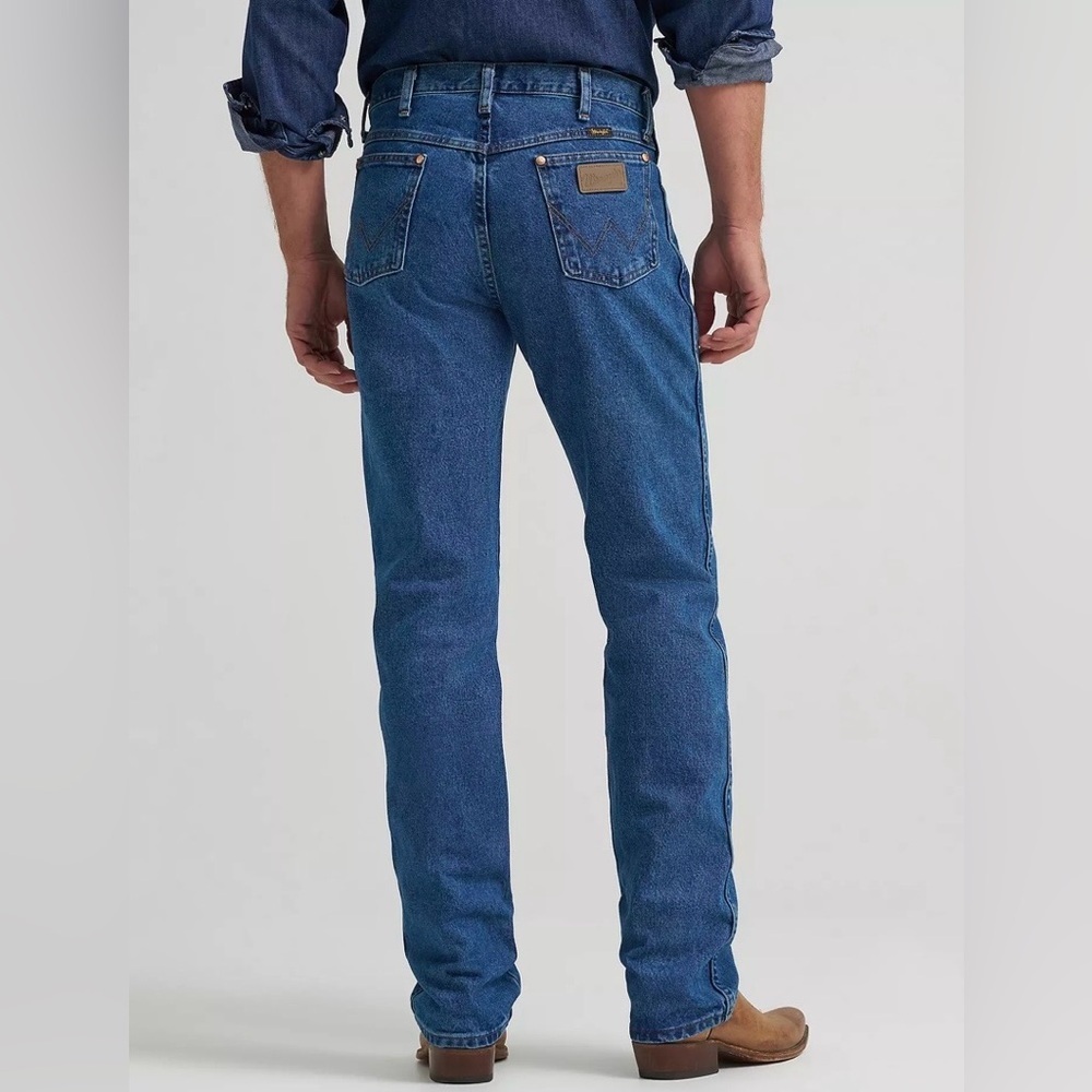 Men’s Wrangler - WRANGLER COWBOY CUT ORIGINAL FIT JEAN - Size 35x38 - Picture 2 of 12